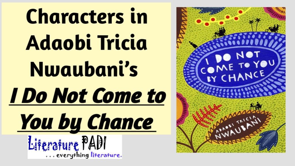 Characters in I Do Not Come to You by Chance