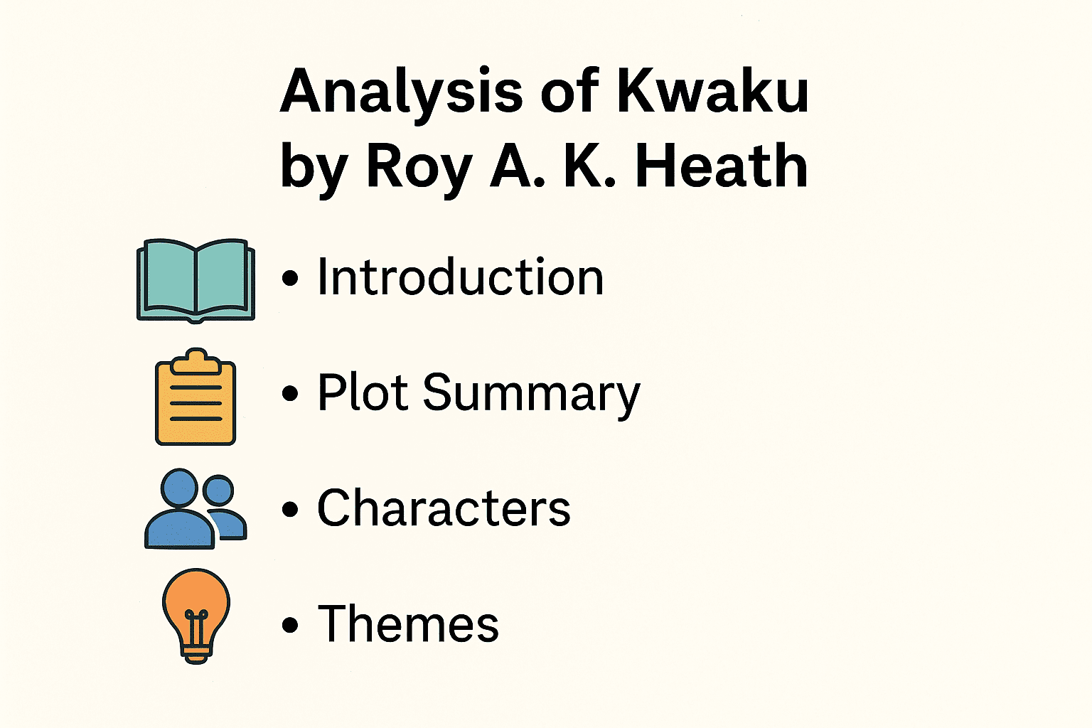 Analysis of Kwaku