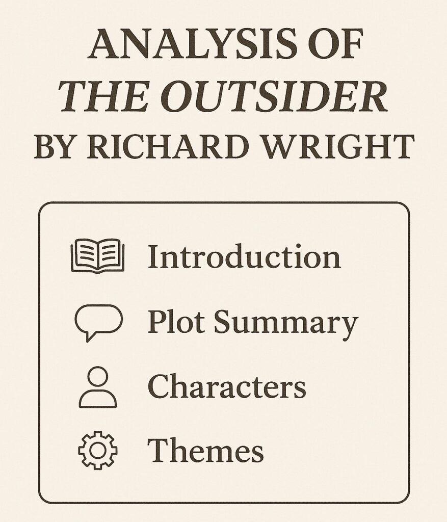 Analysis of The Outsider Outline