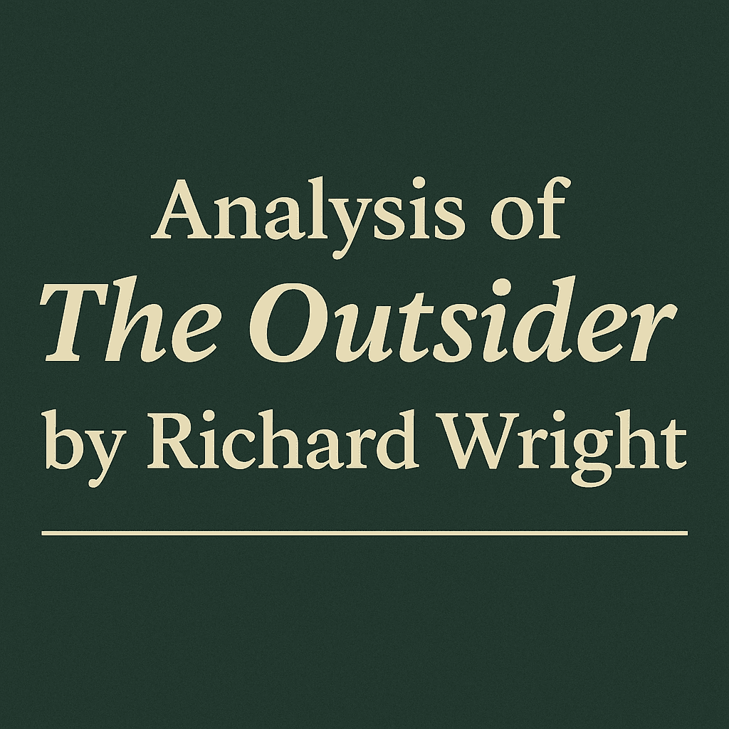 Analysis of The Outsider