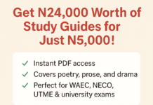 🎉 Limited-Time Offer: Get ₦24,000 Worth of Study Guides for Just ₦5,000 Study Guide Bundle Promo