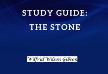 Study Guide: The Stone by Wilfrid Wilson Gibson The Stone by Wilfrid Wilson Gibson