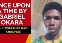 New Video Alert: “Once Upon a Time” by Gabriel Okara Analysis of Once Upon a Time by Gabriel Okara