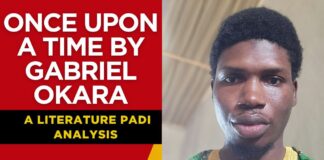 New Video Alert: “Once Upon a Time” by Gabriel Okara Analysis of Once Upon a Time by Gabriel Okara
