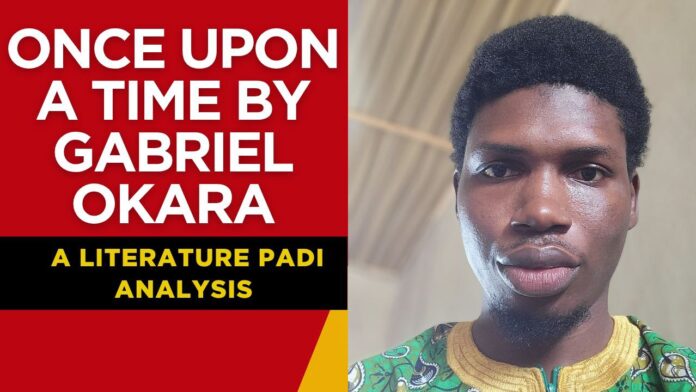 Analysis of Once Upon a Time by Gabriel Okara