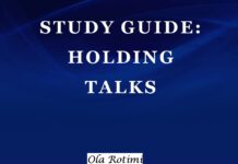 Plot Summary and Setting of Holding Talks by Ola Rotimi Holding Talks