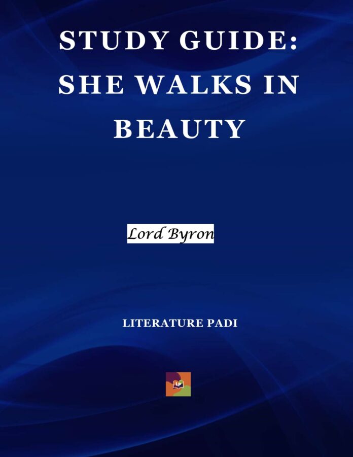 She Walks in Beauty cover