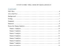 Figures of Speech in “Still I Rise” by Maya Angelou Still I Rise Contents